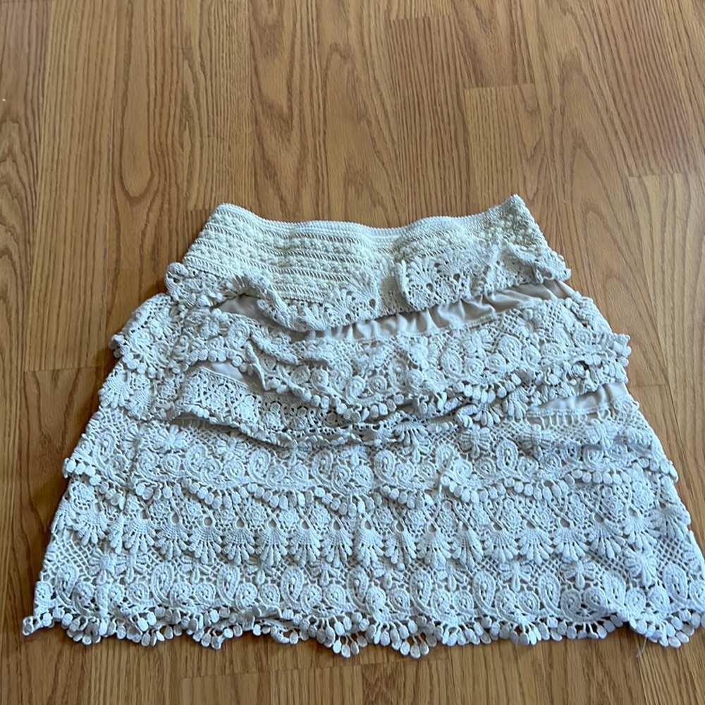 White Mini Skirt